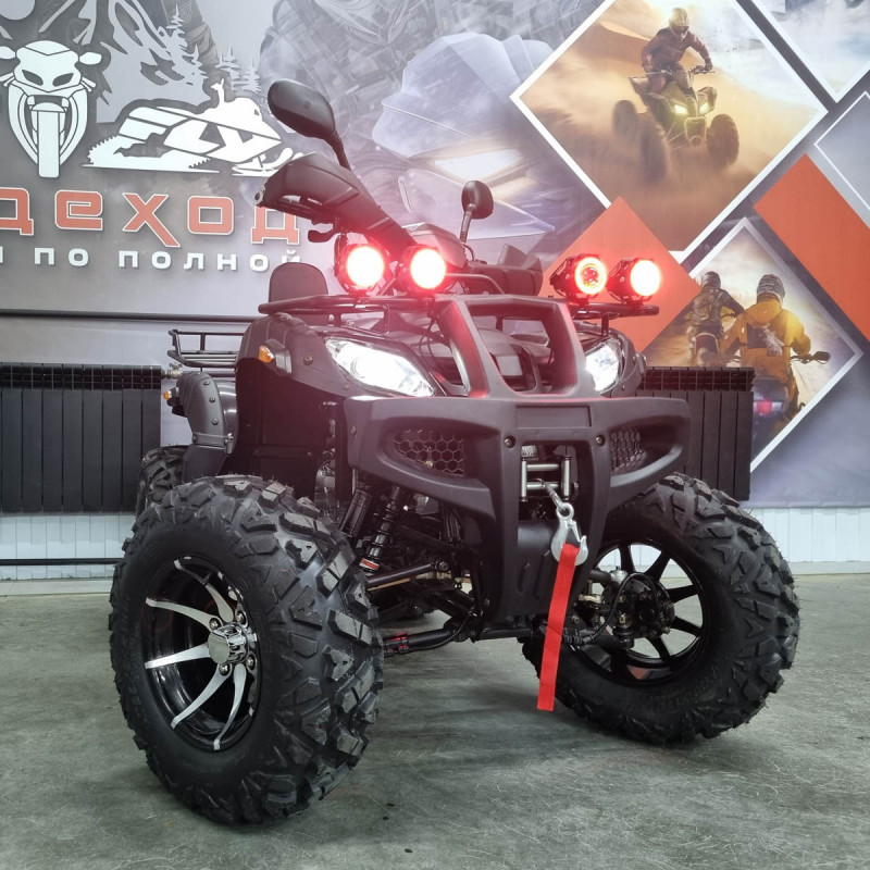 Легкий в управлении квадроцикл Yamaha Grizzly 250 черный