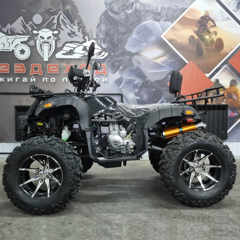 Легкий в управлении квадроцикл Yamaha Grizzly 250 черный