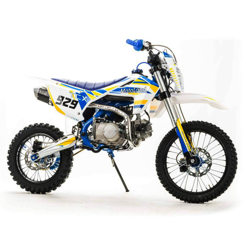 Мотоцикл питбайк Motoland TCX125 синий