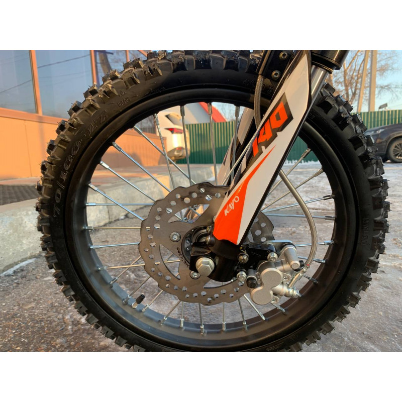 Популярный питбайк KAYO Basic TT140EM 17/14 KRZ для начинающих