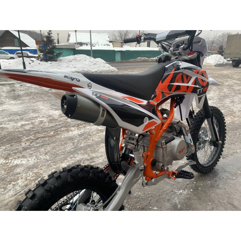 Надежный питбайк KAYO Basic K125 17/14 KRZ для мотокросса