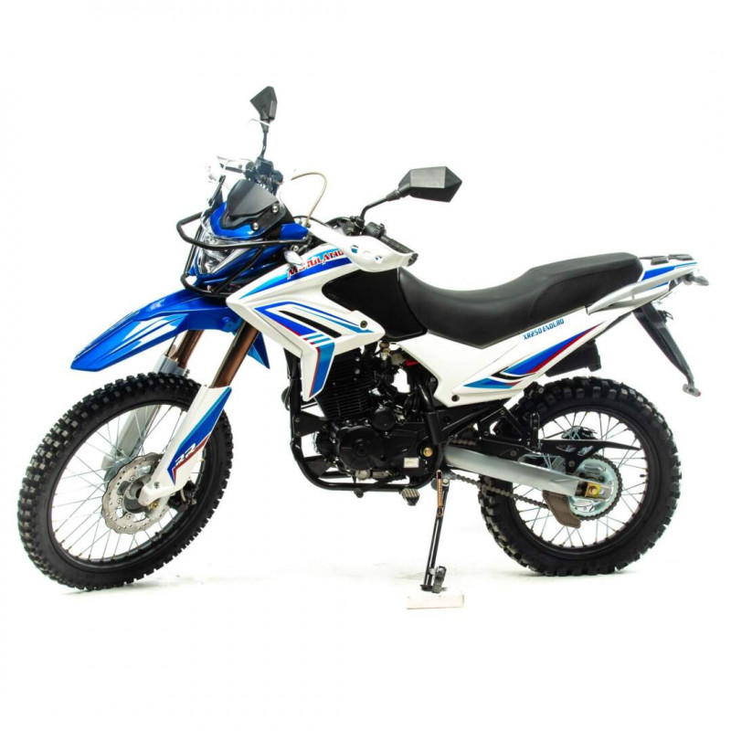 Универсальный мотоцикл Motoland XR250 Enduro (172FMM) белый для трассы и бездорожья